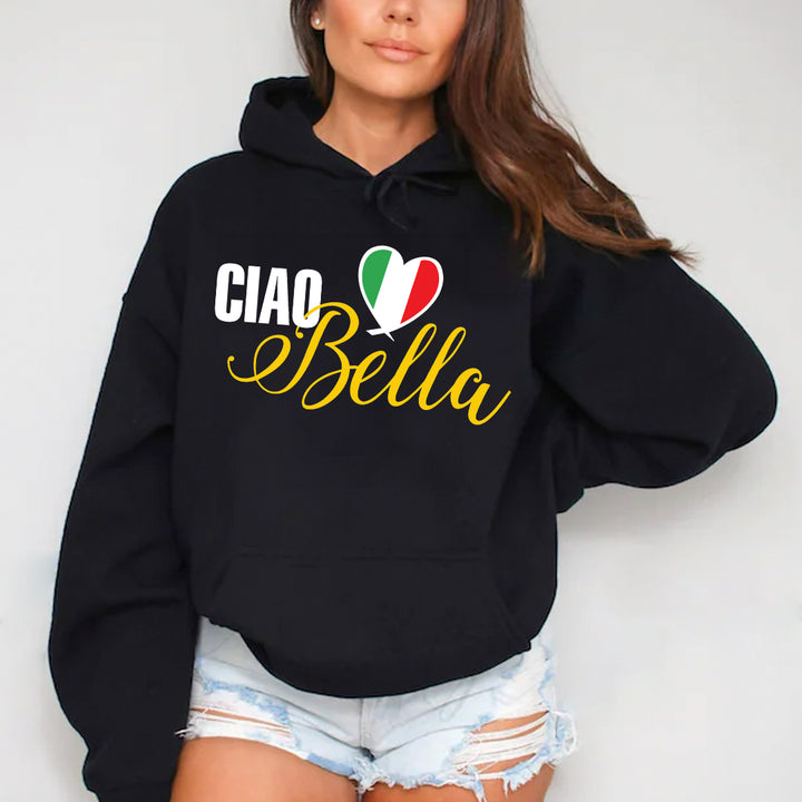 Felpa con cappuccio Ciao Bella