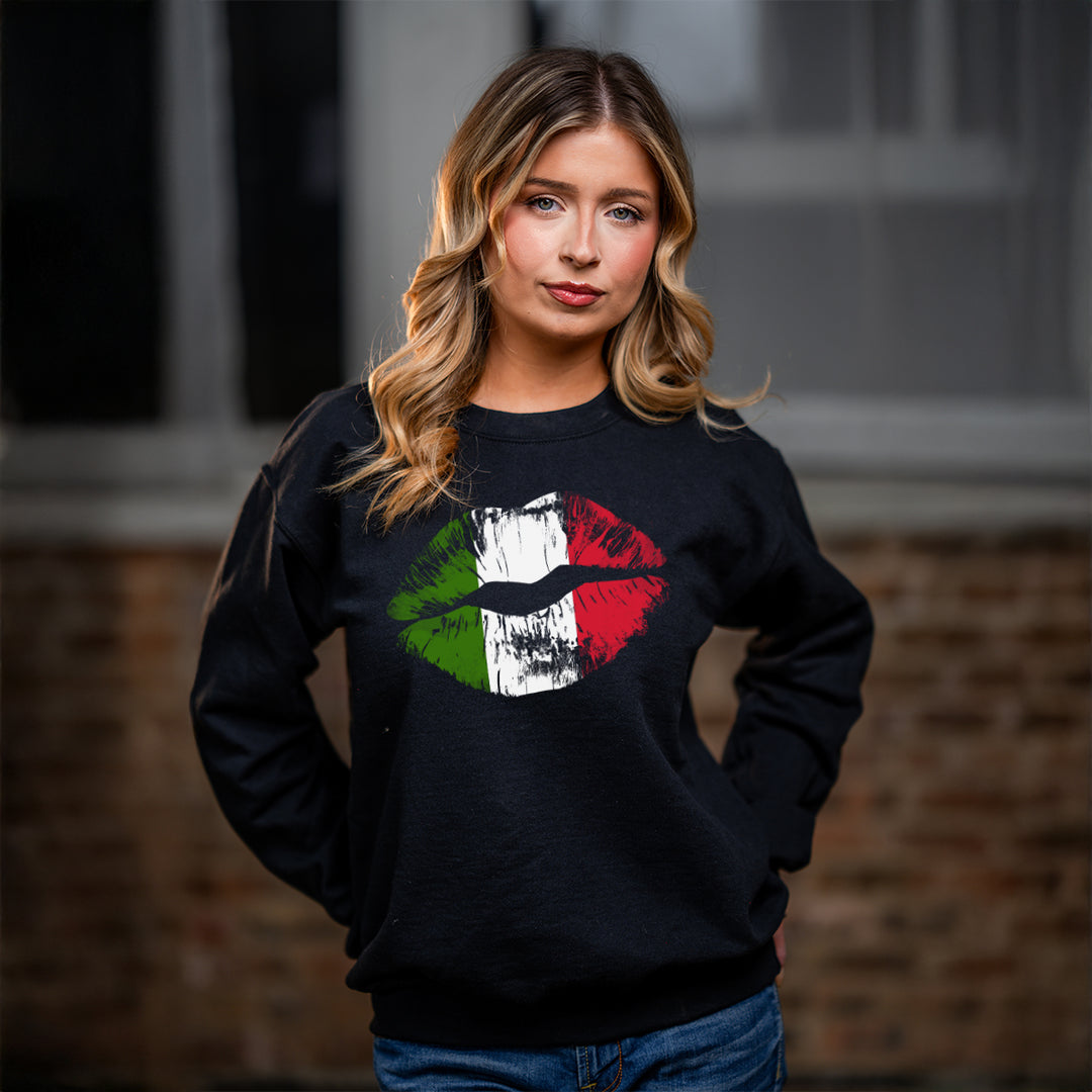 Italian Lips Crewneck