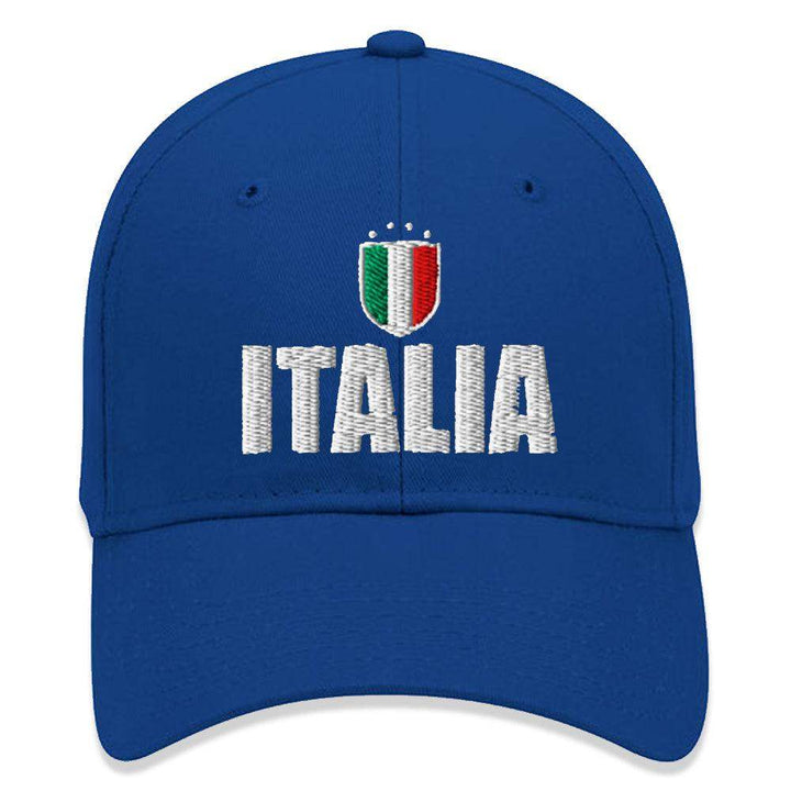 Italia Soccer Baseball Cap (Blue)