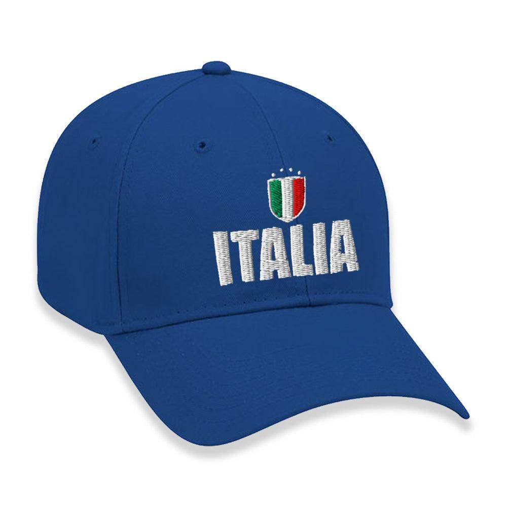 Italia Soccer Baseball Cap (Blue)