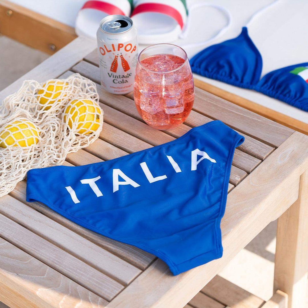 Italia Bikini Set (Blue)