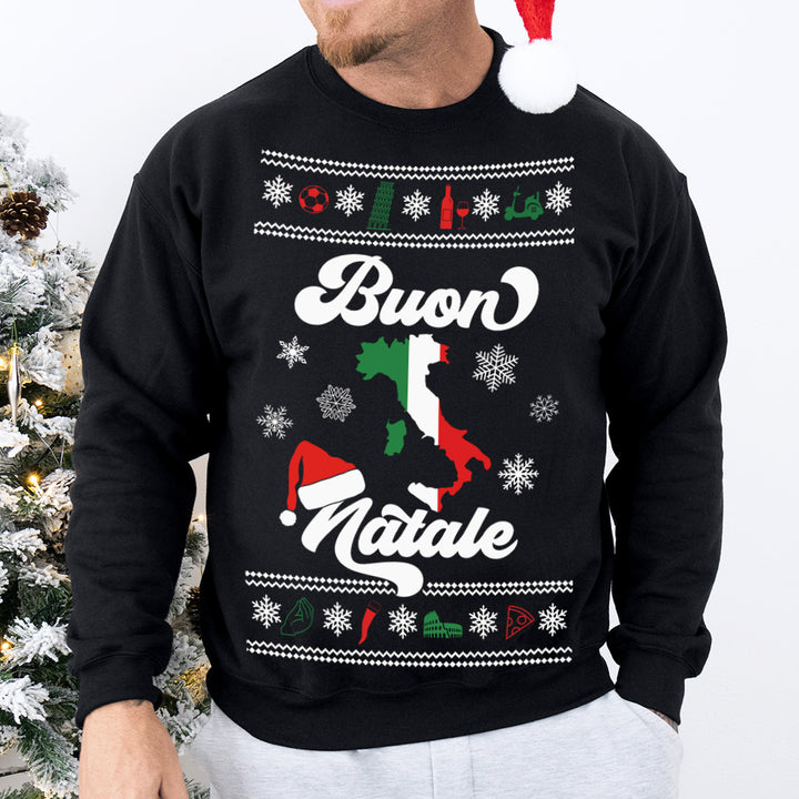 Buon Natale Italy Boot Crewneck