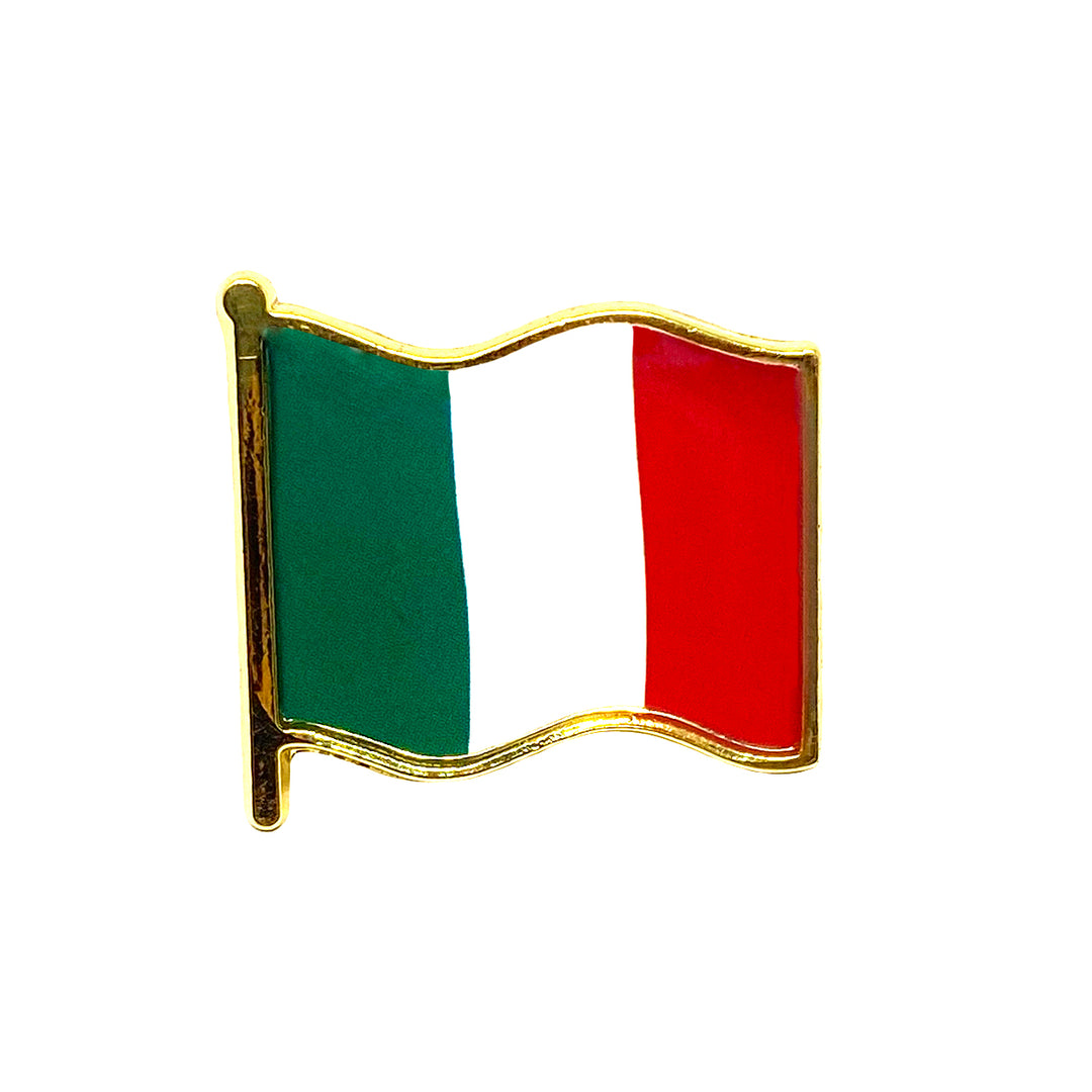 Spilla con bandiera Italia