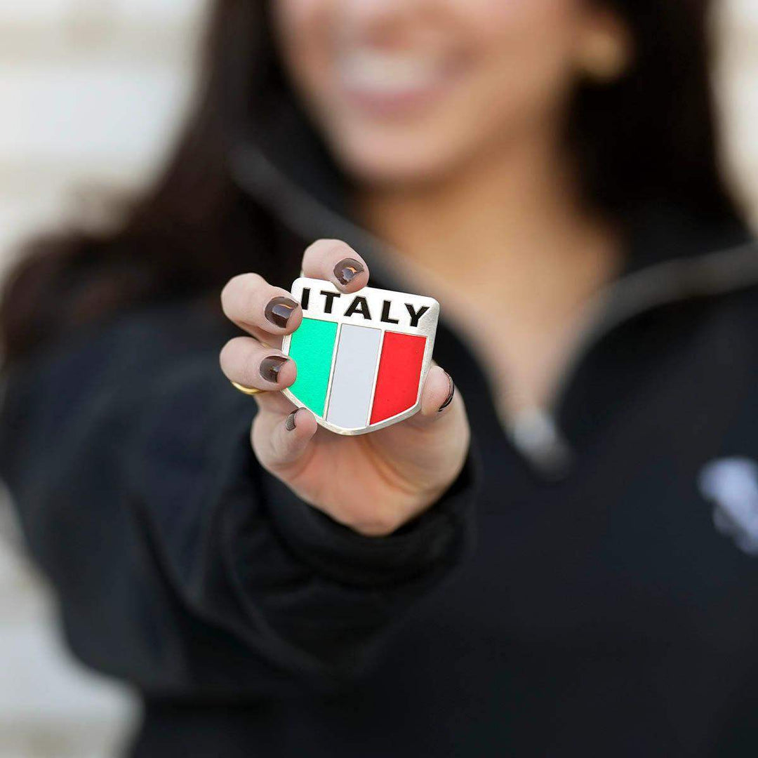 Italy Chrome Badge