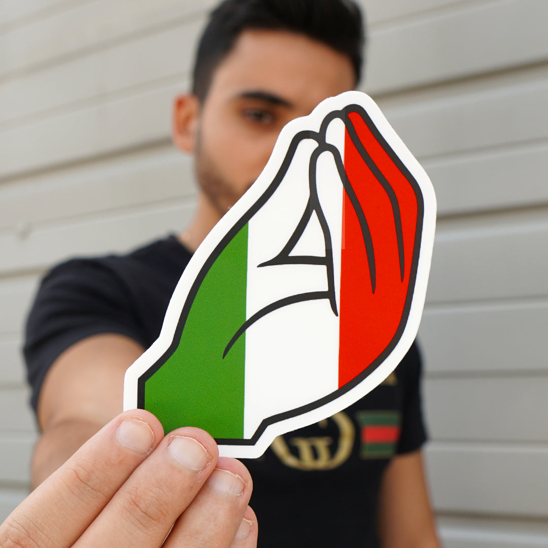 Italian Hand Sticker