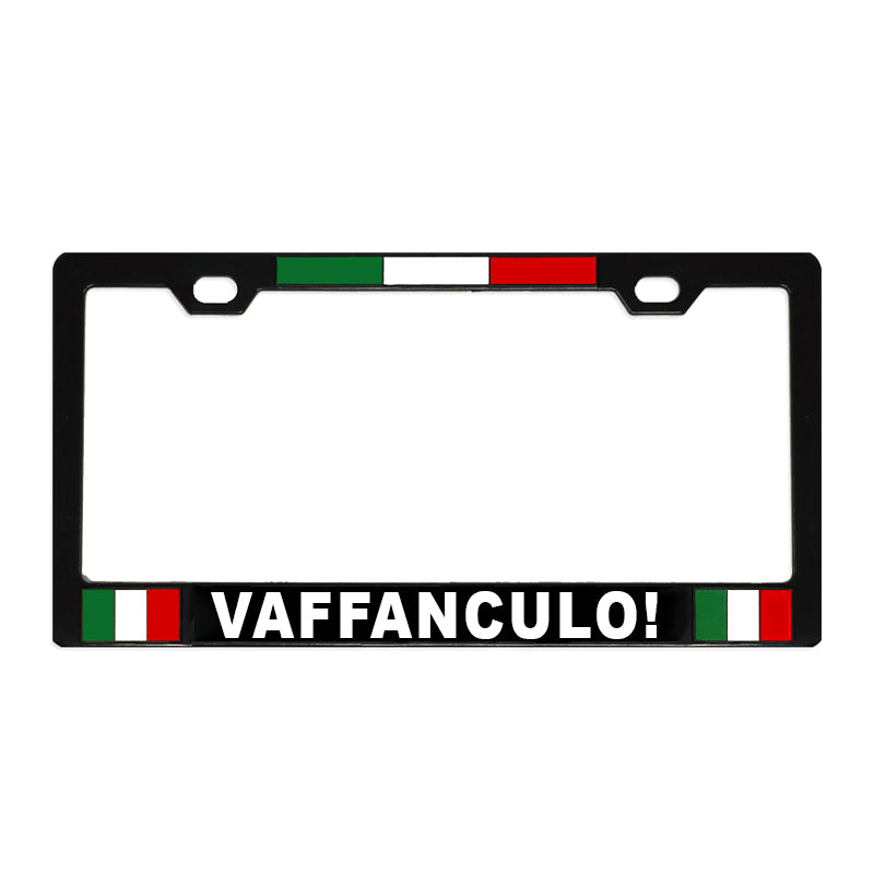 Vaffanculo License Plate Frame